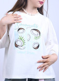 تیشرت کراپ لش زنانه ترندی طرح شماره ۱